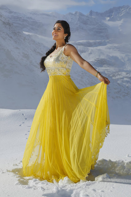Regina Cassandra Stills From Telugu Movie In Yellow Dress 96